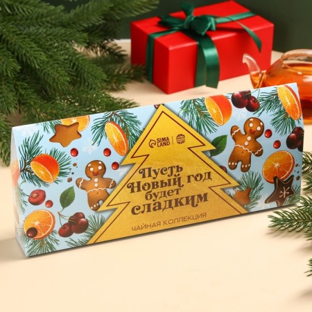 Tea collection “Let the New Year be sweet”, 4 New Year's taste (20 g x 4 pcs).-6