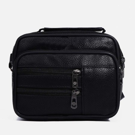 Male bag, black color-1