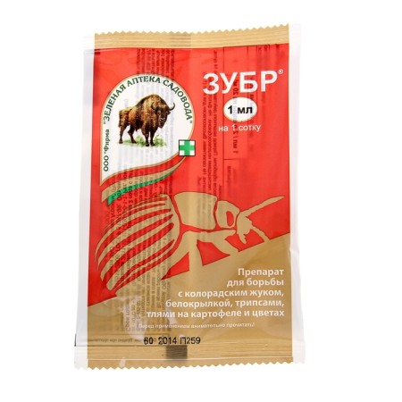 Remedy for insect-pests "Zubr", 1 ml
