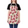 Apron kitchen with a “sweet strawberries” photo print, adjustable, size OS