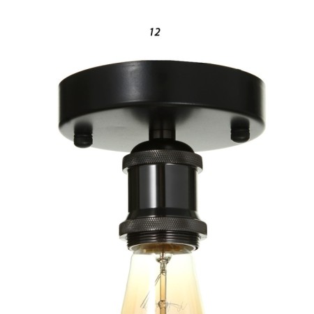 Lamp 2465/1 E27 40W Black 13.5x13.5x8.5 cm Bayerlux-4