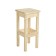 Bar stool, 400 × 400 × 800 mm, pine array, without coating