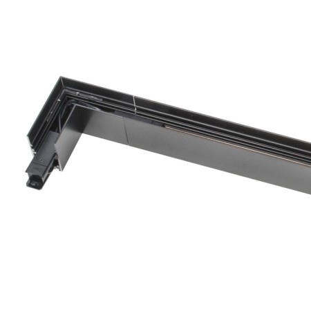 Connector for magnetic tire pipelines, 35 mm. Angular. Interior. Uniel, IP20, black color-1