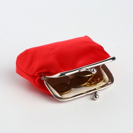 Women's wallet on the farmar, red color-2