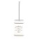 Axentia Paris toilet from beige ceramics, 10.5x37x10.5 cm