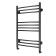 Water towel Domoterm "Calipso" P10, 500x800 mm, black matte