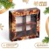 New Year. Box for 4 sweets "New Year's star", 12.6 x 12.6 x 3.8, confectionery packaging