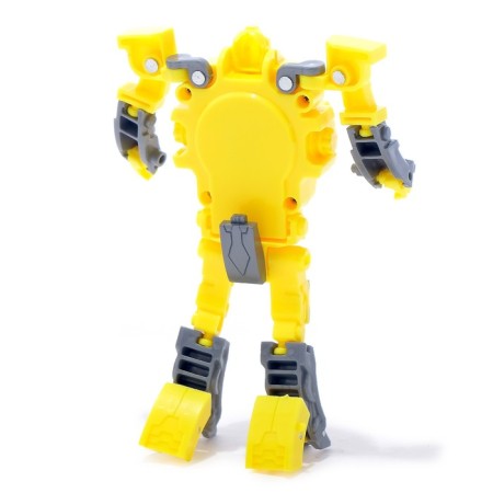 The “Clock” robot is transformed, with time indication, yellow color-3