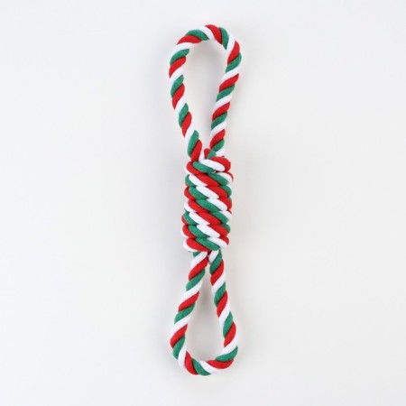 Toy training cable, up to 30 cm, 70 g, white/green/red-1