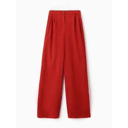 Female Palazzo trousers, minku, brick color, size 42