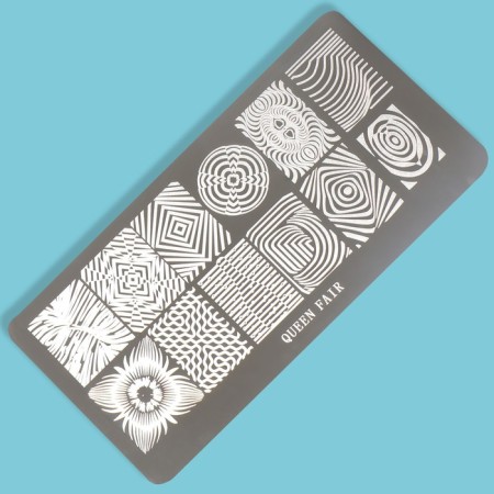 Stamping disk Metal "Patterns and Style", 12 × 6 cm-3