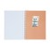 Notebook Gift Book on the comb 80l, line, color block, PVC cover 3D Bear (17.6x13.5cm) 105