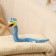 Soft toy "Snake", with a striped belly, 42 cm, color mix