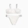 Separate Minaku swimsuit with rhinestones color white, size 42