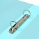 Folder on 2 rings A4 Calligrata, 40 mm, 700 μm, pocket at the end, turquoise-blue