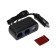 Torso cigarette lighter, 12-24 V, USB 2A, wire 50 cm, backlight