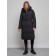 Coat insulated winter female, size 46, black color
