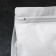 Eight -shirt packet with a bottom bottom with a tear -off lock and transparent folds, white, 14 x 24 cm 970472