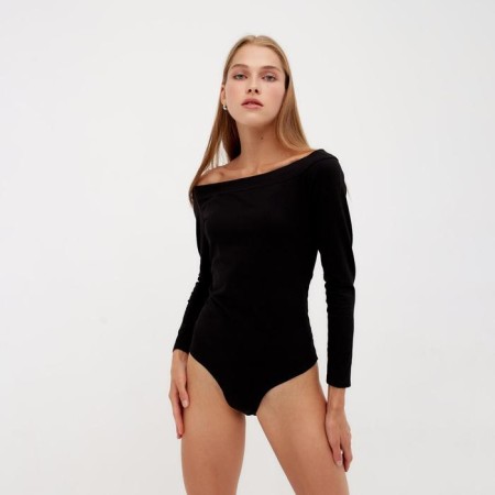 Body Female Minaku: Basic Lines, Black Color, size 46-4
