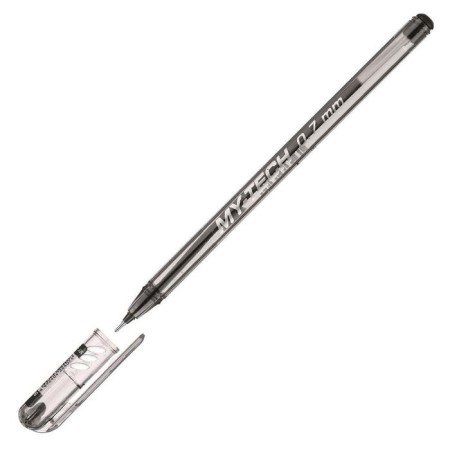 Handle Ball oil Pensan My-Tech, node-bela 0.7 mm, black ink black-4