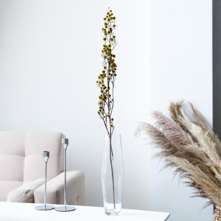 Dry flowers “Molchy Mile”, 25 g, length - 70 cm, yellow color