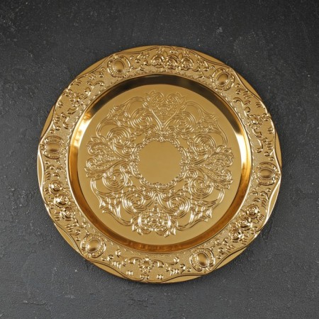 Serving set "Luxury. Gold ", 8 items: a jug 250 ml, 6 glasses, 20 ml, tray, gold color-7