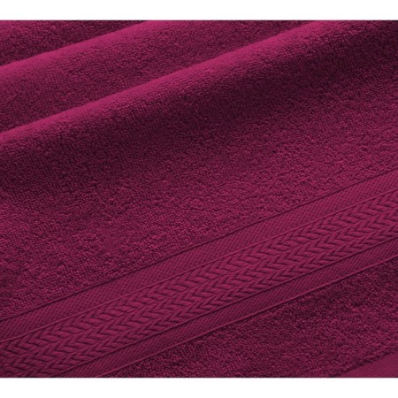 Tainted towel "Morning", 400 g, size 40x70 cm, burgundy color