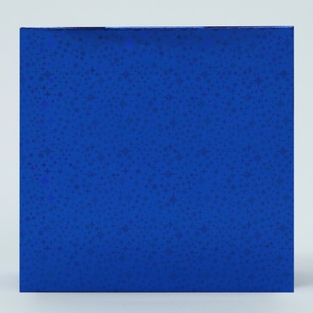 Box for sweets, confectionery packaging, 4 cells, “blue stars”, 10.5 x 10.5 x 3.5 cm-5