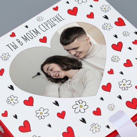 Gift-firing box, packaging, “You are in my heart”, 20 x 18 x 5 cm-2