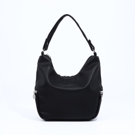 Load bag with lightning, external pocket, black color