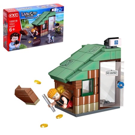 Block designer for boys Police “Escape from the building”, 103 details