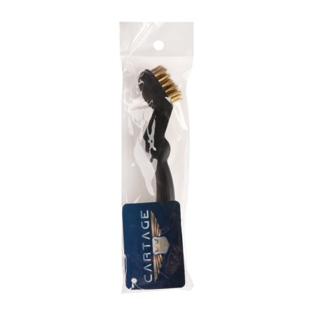 Metal brush for car cleaning 17 cm-2