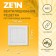 Ventilation grate Zein Lux LRR200V, 200 x 200 mm, with a grid, detachable, adjustable