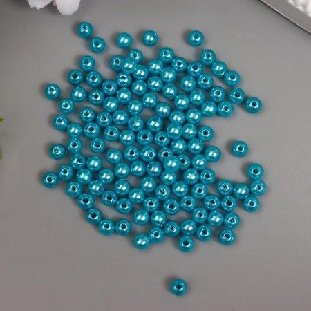 Beads for creativity plastic "turquoise-green" set of 200 pcs d = 0.6 cm