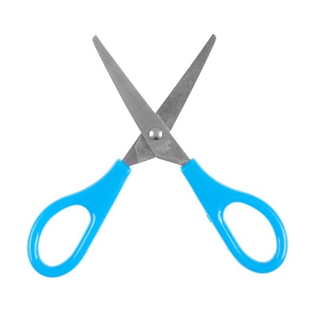 Scissors 13.5 cm, in a plastic case, mix-4
