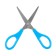 Scissors 13.5 cm, in a plastic case, mix