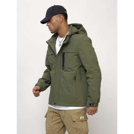 Male spring jacket, size 52, khaki color-5