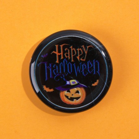 Holder for the phone, the Halloween “Happy Halloween”, D = 4.2 cm.-3