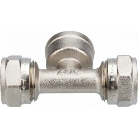 Aqualink tee, crimping, d = 16 mm x 3/4 "x 16 mm, tsang/nut/tsang-3
