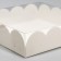 Cookie box, confectionery packaging, white, 16 x 16 x 4 cm