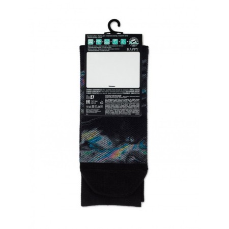 Male socks Happy, size 25, black color-2