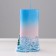 Candle - cylinder "Winter Rowal", 9.5x4x15.5 cm