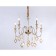 Crystal chandelier with Ambrella Light, Classic, Tr4955, 5XE14, Color Gold