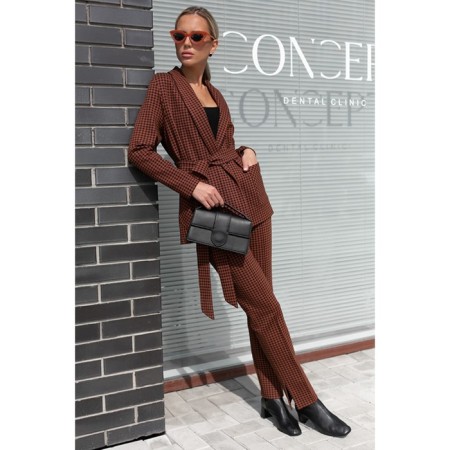 Female set: trousers, jacket, size 54