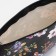 Cosmetic bag with lightning, black color