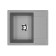 Kitchen car wash Uperwood Econ UPD-201, 003, rectangular, color 003 Gray matte