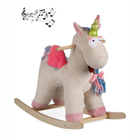 Swearing Children's soft tutsi "Unicorn Elsa", with music, beige color