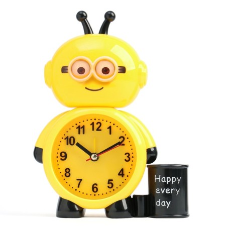 Clock - organizer with an alarm clock "Bee", discrete move, D -7.5, 18.5 x 14 cm, aa-3