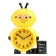 Clock - organizer with an alarm clock "Bee", discrete move, D -7.5, 18.5 x 14 cm, aa