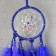 Dreams "Web with pearls" d = 11 cm bright blue 40 cm